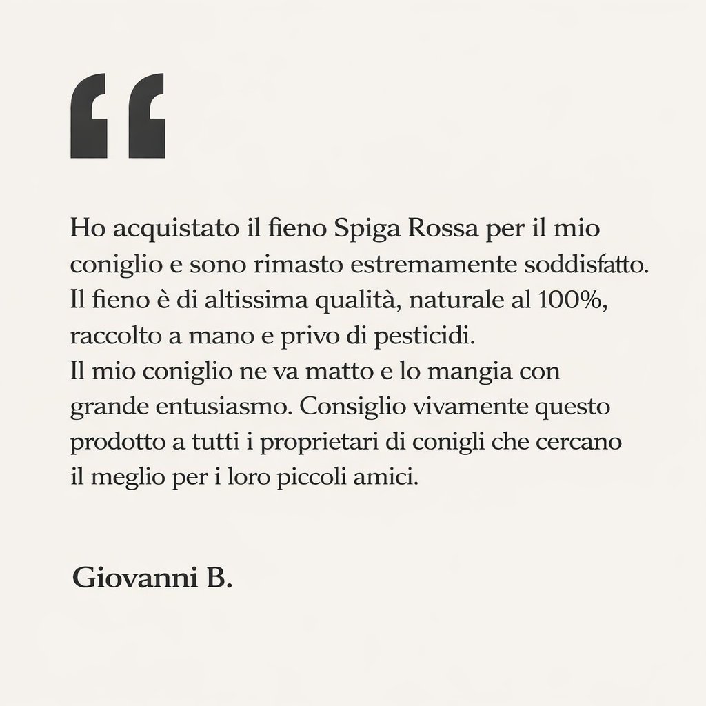 Fieno per conigli - 1 Kg