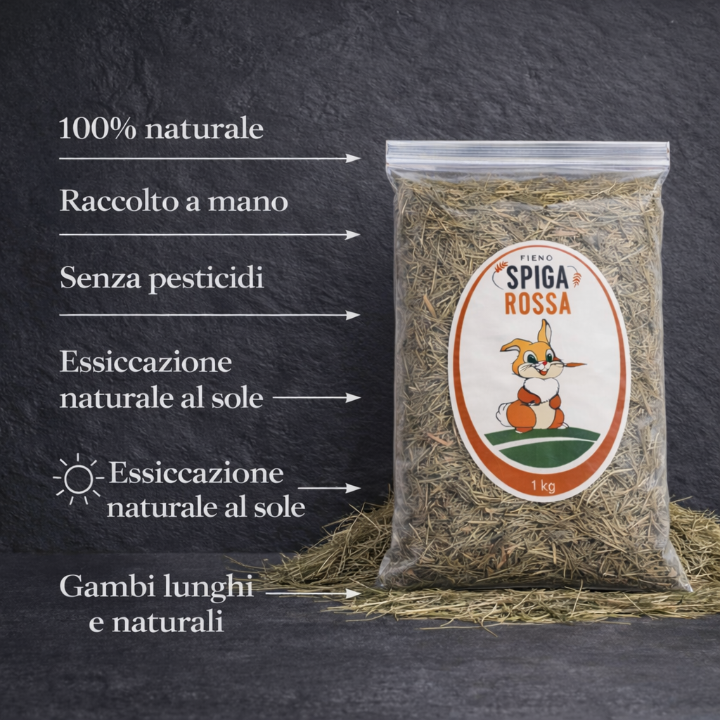 Fieno per conigli - 1 Kg